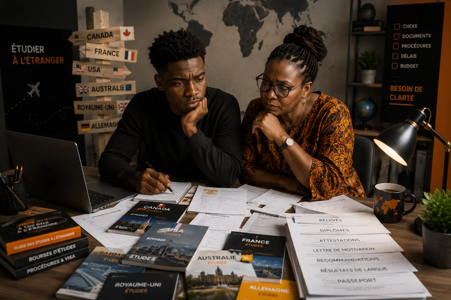 Etudiants et parents face au manque de strategie dans un dossier visa