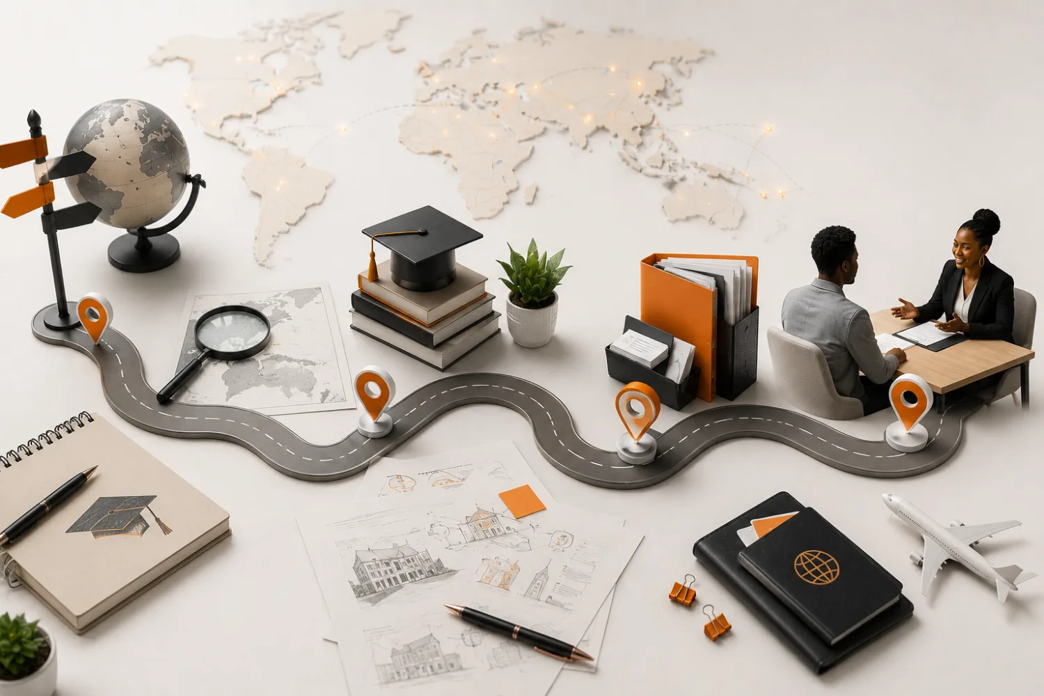Feuille de route visa etudiant SGVE 2026